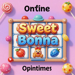 Sweet Bonanza Slot mit bunten S&uuml;&szlig;igkeiten und Fr&uuml;chten